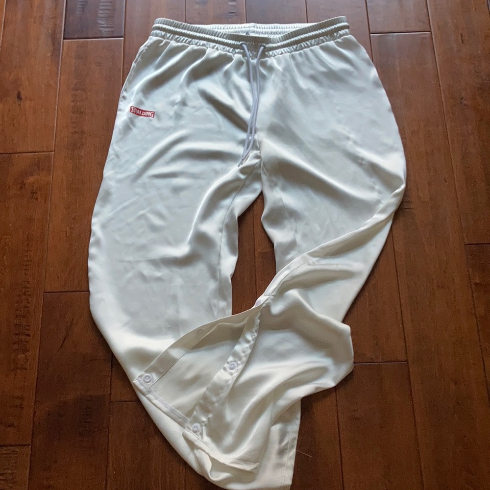 Retro Spalding satin track pant